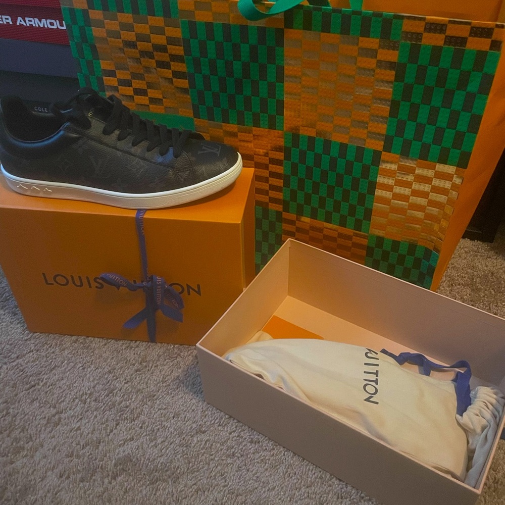 Luxembourg leather low trainers (7)